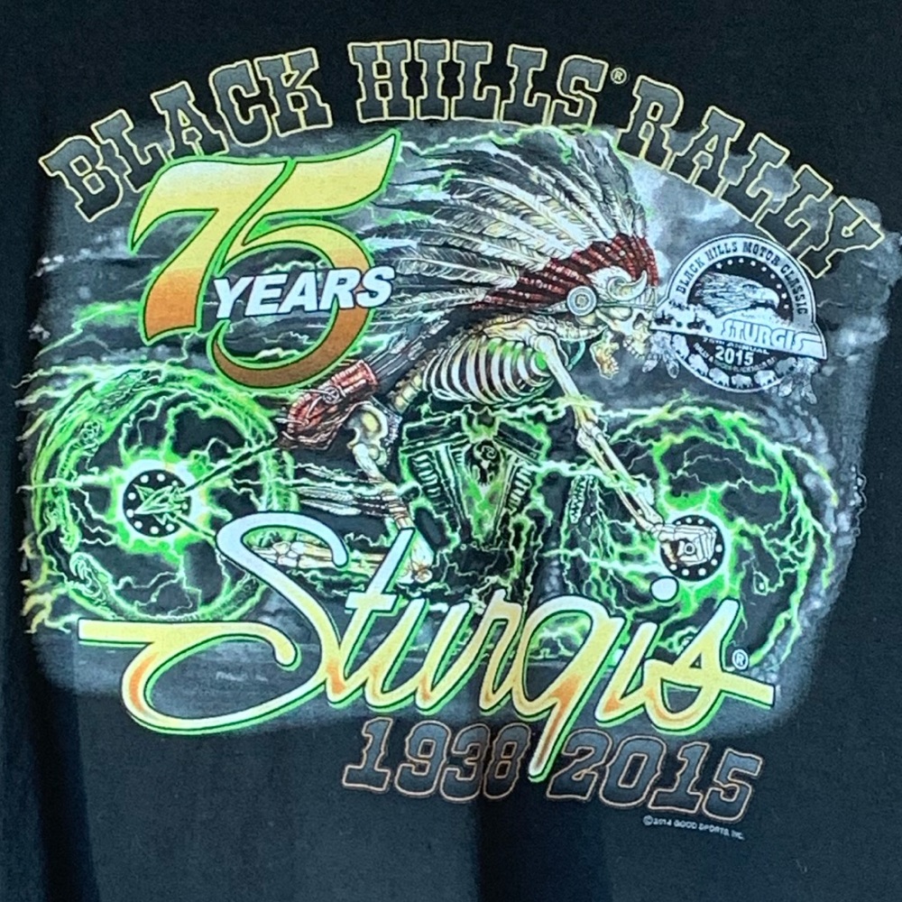 NWOT STURGIS Motorcycling Rally 75th.Biker t-shirt